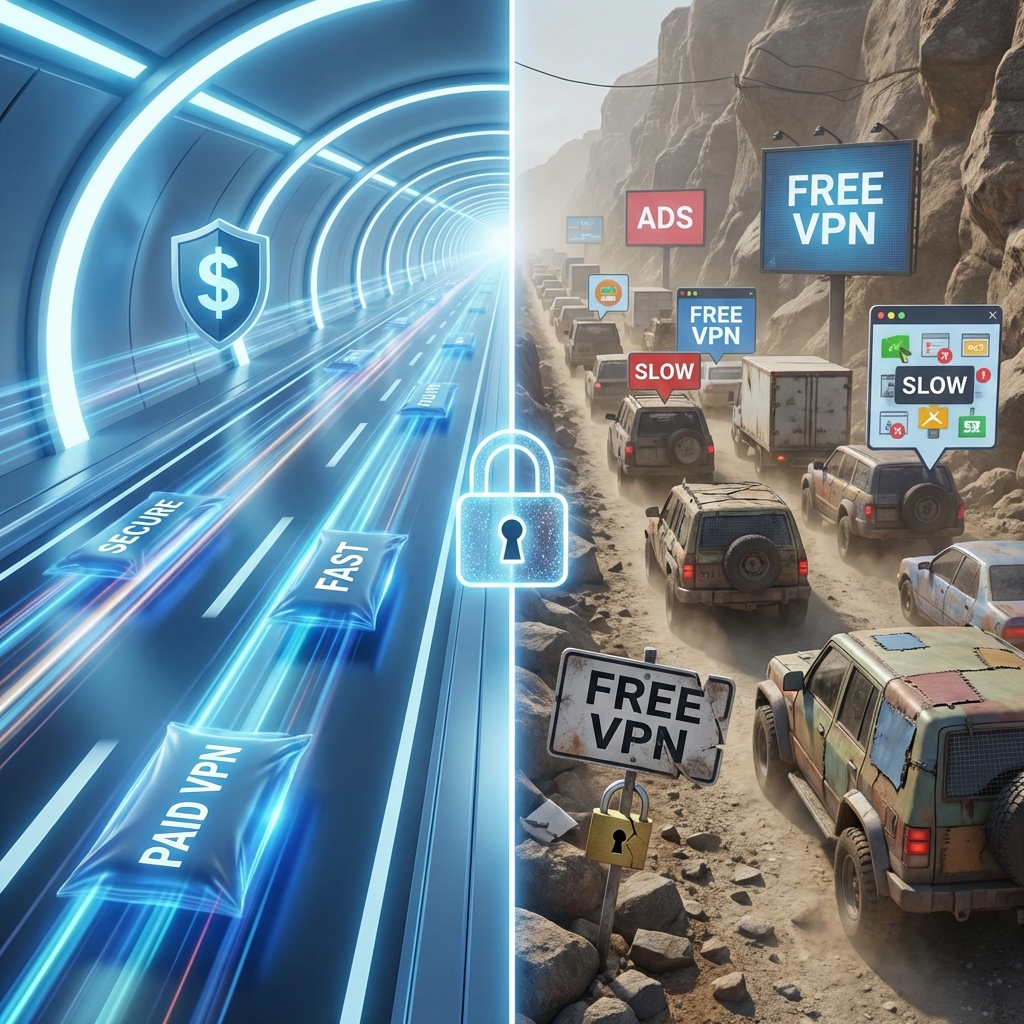 Free vs. Paid VPNs: Are You Paying with Your Data? - Complete Guide